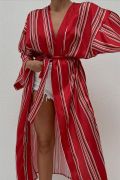 Lucinda Çizgili Kimono 5014-04 resmi